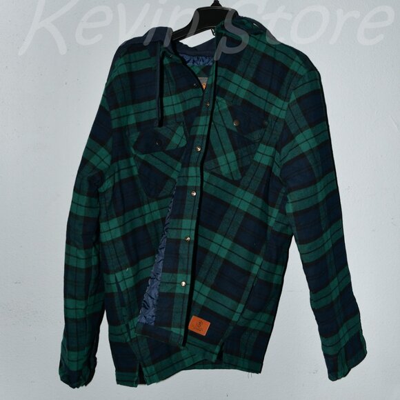 Cloudveil mens shirt jacket Quilted Flannel - Picture 9 of 11